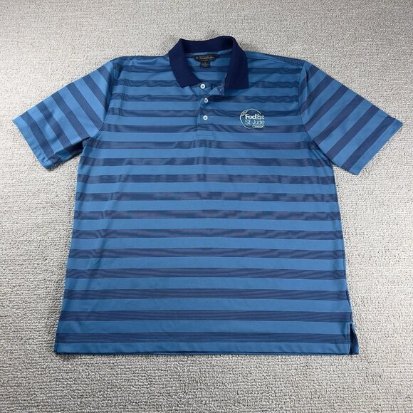 Brooks Brothers Other - Brooks Brothers FedEx St. Jude Classic Striped Polo Shirt Blue Men’s Size XL